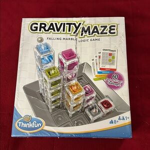 Gravity Maze Falling Marble Logic Game - Multicolor